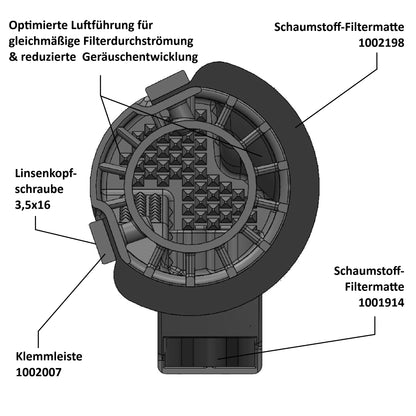 Kreidler Florett Tuning Luftfilterkasten Sport Silent Evo3